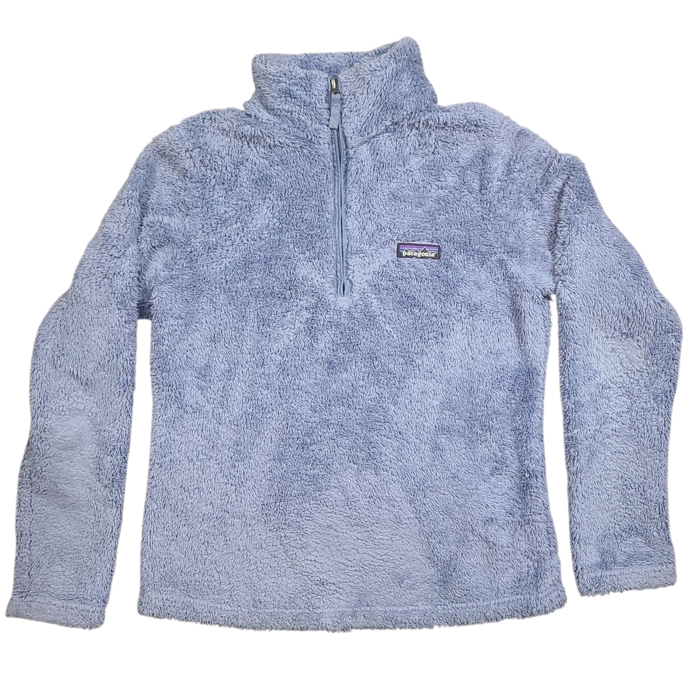 Patagonia Los Gatos 1/4 Zip Fleece Pullover Periwinkle Blue Women’s Small